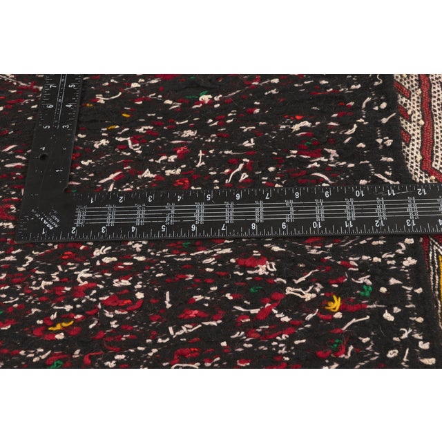 Textile Vintage Zemmour Moroccan Kilim Rug, 04'00 X 16'01 For Sale - Image 7 of 10