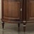 Mid 20th Century Mid 20th Century Grand French Louis XVI Mahogany Round-Sided Buffet With Carrara Marble For Sale - Image 5 of 18