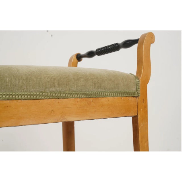 Biedermeier Late 19th Century Biedermeier Vanity Stool For Sale - Image 3 of 5