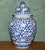 Large Chinese Style Blue and White Temple Jars from Ralph Lauren, Set of 2 For Sale - Image 13 of 18