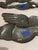 Metal Vintage Jewel-Tone Metal Trumpeting Angels — Christmas Holiday Decor, Pair For Sale - Image 7 of 9