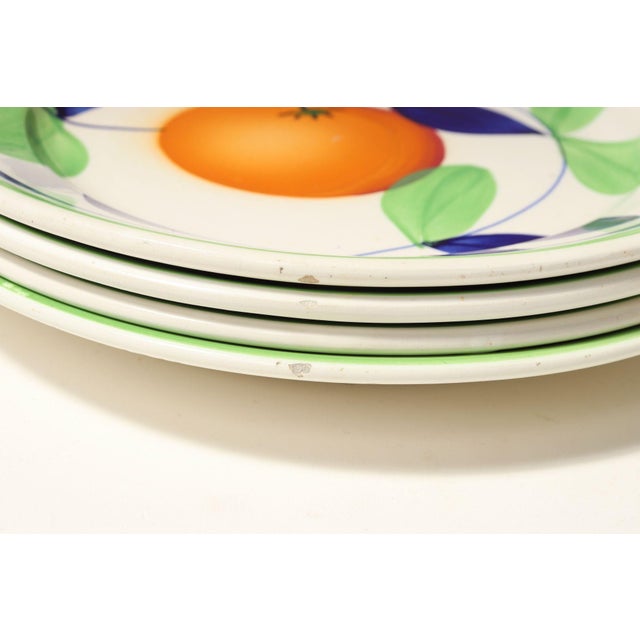 Set of Nine Vintage Italian "Orange" Fruit Motif Plates by Richard Ginori For Sale - Image 16 of 18