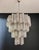 1990s Large Vintage Murano Glass Tiered Chandelier with Smoked Glass Tube, 1990s For Sale - Image 5 of 16
