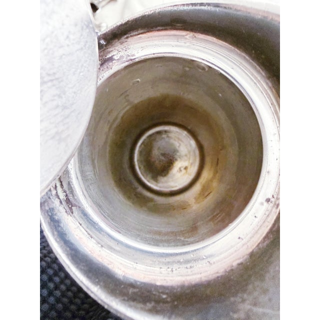 1940s 1948 Silver Plated Insulated Pitcher From the St Francis Hotel in San Francisco For Sale - Image 5 of 7