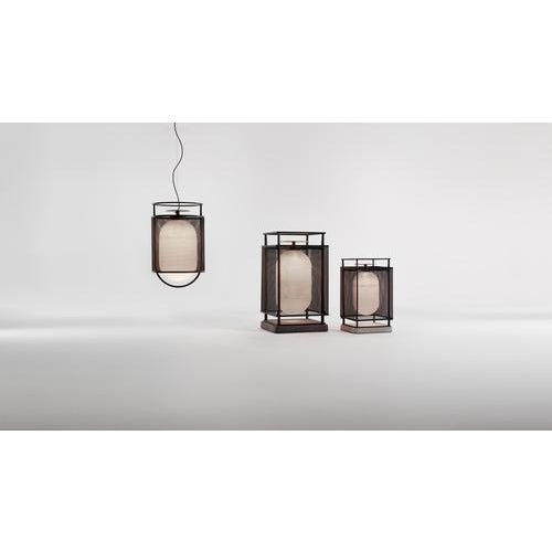 Anthracite Denglong T PE Indoor Lamp with Fiberglass by Neri & Hu for Parachilna For Sale - Image 3 of 5