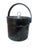 Animal Skin 1970s Mid Century Modern Black Vintage Ice Bucket For Sale - Image 7 of 12