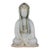 Chinese Vintage Ceramic Buddhist Sculpture,Hand Carved White Glaze Porcelain Statue of Guanyin Bodhisattva For Sale