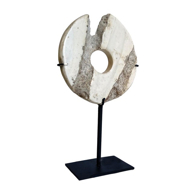 Indonesian Stone Disk For Sale - Image 12 of 17