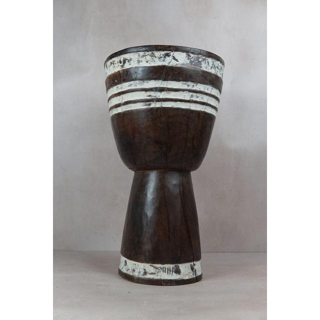 Tapered Wood Side Table from Cameroon For Sale - Image 6 of 6