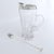 Art Deco 1940s Silver Plate and Crystal Barware Cocktail Martini Pitcher with Stirrer Spoon For Sale - Image 3 of 17