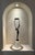 Metal Modern Abstract Figural Sculptural Candleholders - Pair on White Stone Bases For Sale - Image 7 of 10