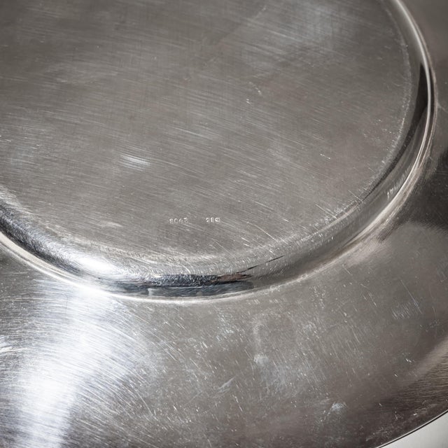 Silver Charger Plates from Wilkens, Set of 2 For Sale - Image 5 of 6