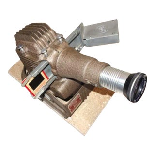 1950s Gold-E Primitive Slide Projector With Loader For Sale