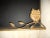 1960s Vintage Owls on a Branch With Leaves Metal Message Board With Shelf For Sale - Image 5 of 6