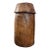 Early 1900s Antique Primitive Hand-Carved Solid Wood Mortar or Vessel For Sale