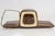 German Art Deco Mahogany and Brass Mantle Clock With Key by Emes For Sale - Image 4 of 18