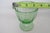 Green Green Paneled Depression Glass Candy Dish Footed Jar With Pointed Lid 4844b For Sale - Image 8 of 14