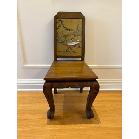 Antique Chinese Chinoiserie Chair (19th to Early 20th Century) For Sale - Image 4 of 7