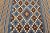 Royal Blue Antique Mexican Saltillo Serape Flat-Woven Kilim Blanket With Royal Blue, Ivory, Brown For Sale - Image 8 of 12