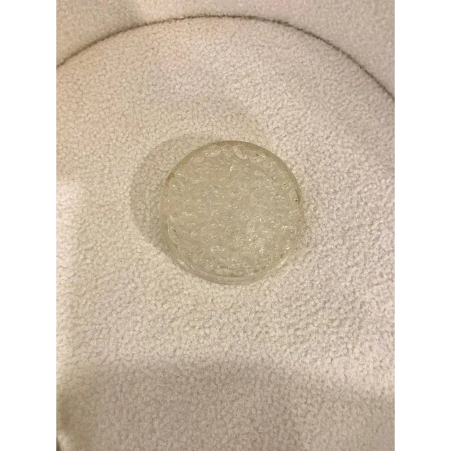 1960s Space Age Suspension Lamps in Aluminum & Glass from Stilux, Set of 2 For Sale - Image 5 of 10