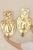 Large Mid-Century Baroque Swedish Brass Sconces, Set of 2 For Sale - Image 11 of 16