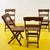 Discover these solid wood folding chairs, perfect for any occasion. Featuring a simple yet sophisticated design, these...