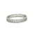 Tiffany and Co. Tiffany & Co. 18ct White Gold T True Narrow Pavé Diamond Ring 0.23ct 3.73g For Sale - Image 4 of 9