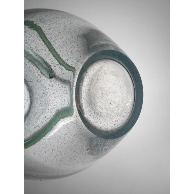 Kosta Boda Mint-Green Bubbles Art Glass Athena Vase by Monica Backström for Kosta Boda, 1989 For Sale - Image 4 of 6