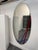 Large Oval Mirror attributed to Piero Dorazio, 1978 For Sale - Image 3 of 8