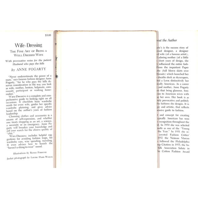 FOGARTY, Anne [191] pp. Julian Messner, Inc. Fourth Printing 1959 8 1/2" x 6" Jacket photograph by Louise Dahl-Wolfe Anne...