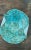 This vintage Italian Murano glass bowl presents a sculptural organic form with a smooth, undulating rim and a vibrant...