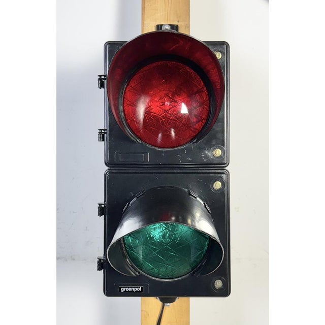 Black Vintage Industrial Traffic Lights, 1980s For Sale - Image 8 of 18