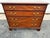 Vintage Georgian Chippendale Style Inlaid Flame Mahogany Chest of Drawers by Md. Colony Well made with inlays on front...