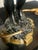 Mid 20th Century Maitland-Smith Egyptian Style Figural Sculpture Bronze Lamp For Sale - Image 9 of 17