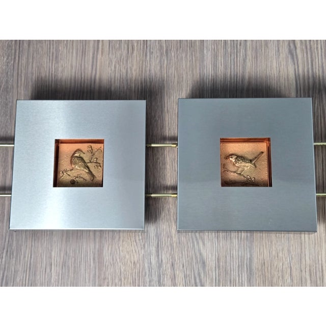 1990s 46" Curtis Jere Bird Copper Shadowbox Brutalist Wall Art Sculpture For Sale - Image 5 of 15