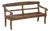 Antique Indian Teakwood Bench For Sale