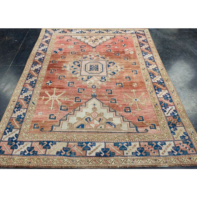 Turkish Vintage Rug 5'8" x 7'5" #17959 Explore a curated collection of hallway runners, wool rugs, and handmade...