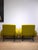 Textile Low Mid-Century Style Yellow Armchairs, 2000s, Set of 2 For Sale - Image 7 of 11