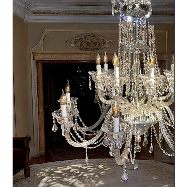 Queen Chandelier with 16 Lights on 2 Levels by MG Maurizio For Sale - Image 4 of 13