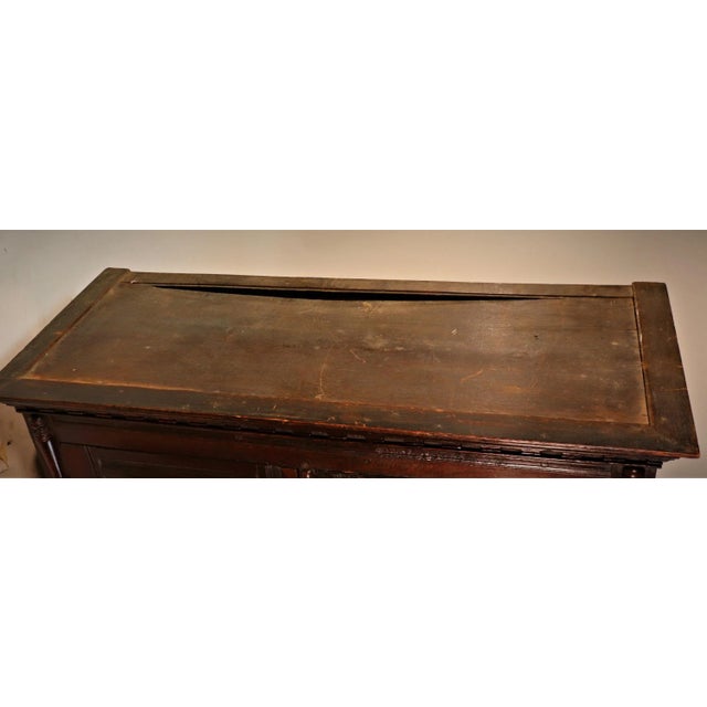 Wood 17th Century Charles II English Cupboard Cabinet For Sale - Image 7 of 12