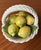 Mediterranean 1970s Italian Trompe L"Oeil Petite Woven Rope Basket of Lemons For Sale - Image 3 of 11