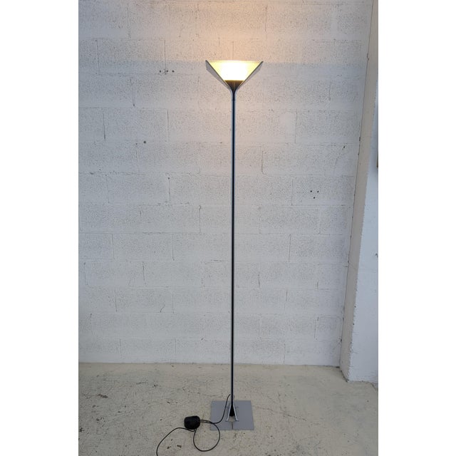 Gray Butterfly Floor Lamp by Tobia Scarpa for Floss, 1975 For Sale - Image 9 of 12