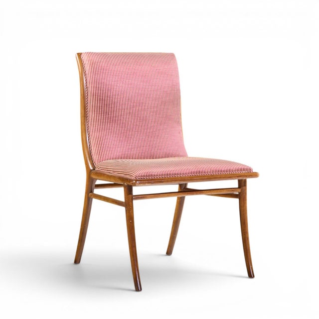 Widdicomb Robsjohn-Gibbings for Widdicomb Mid Century Walnut Dining Chairs - Set of 6 For Sale - Image 4 of 17