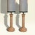 Pair of lamps in antique pink marble - origin Italy. These are two solid marble columns of Italian origin, preserved in...