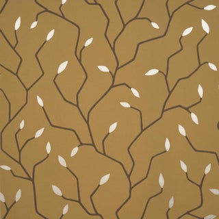SAMPLE - Schumacher Cymbeline Wallpaper In Gold For Sale