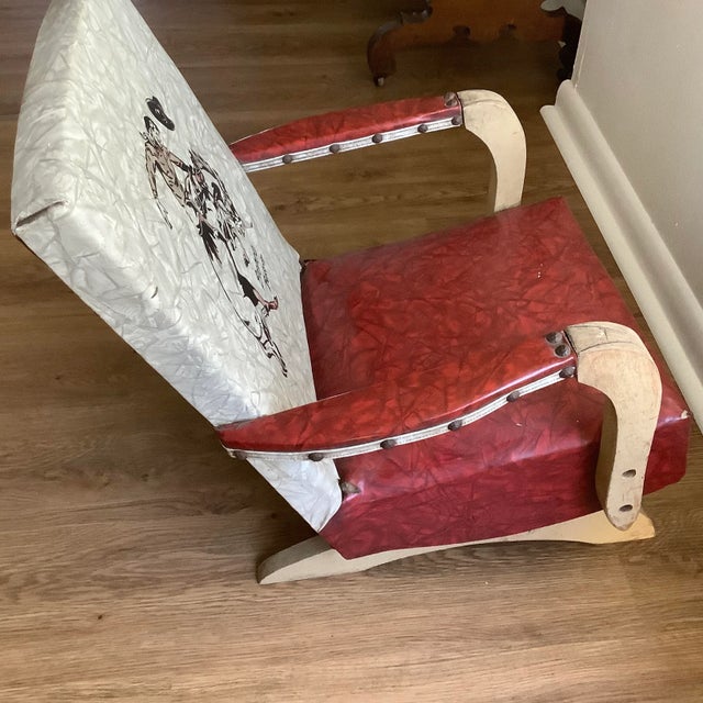 Vintage Bronco Buster Childs Chair For Sale - Image 9 of 13