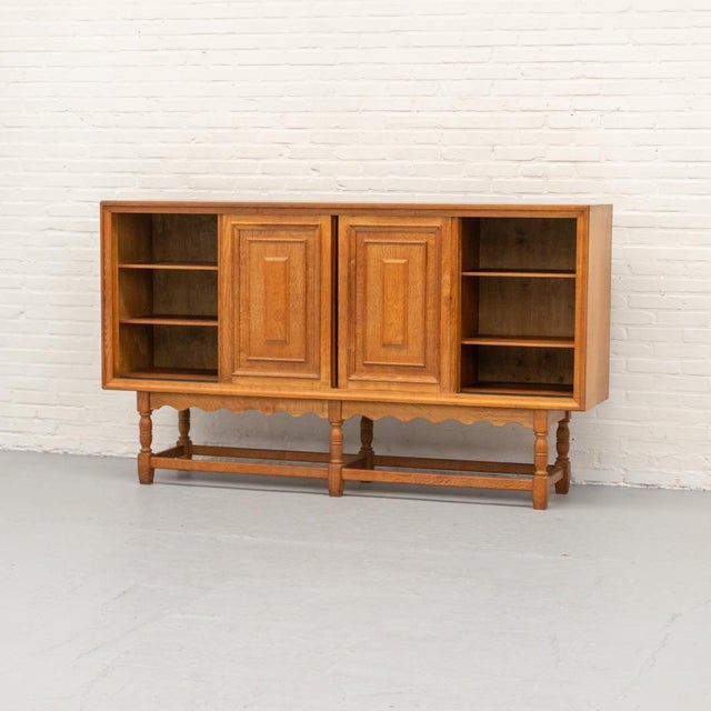 Vintage Oak Sideboard by Axel O. Röck for Otterup Møbelfabrik, 1960s For Sale - Image 4 of 18