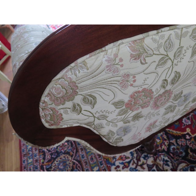 Wood Somerset Furniture Company Duncan Phyfe Style Mahogany Sofa For Sale - Image 7 of 9