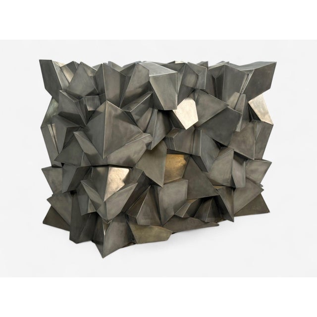 Contemporary Modernist, Steel, Geometric Dining Table Base, Usa, 21st C. For Sale - Image 3 of 11