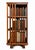Revolving Three-Tier Bookcase with Slatted Sections on Revolving Base, 1900s For Sale - Image 3 of 7